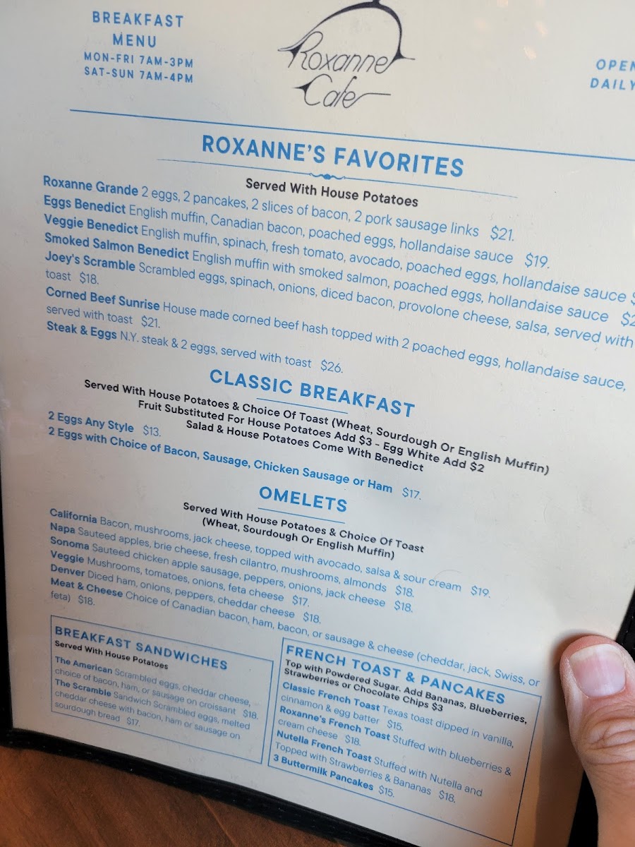 Roxanne Cafe Menu - Image 6